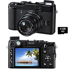 Câmera Digital Fuji X10 12MP Lente Objetiva Fujinon 4x Zoom Óptico Cartão de 4GB é bom? Vale a pena?