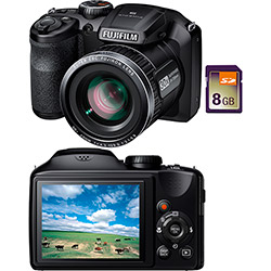 Câmera Digital FUJIFILM FinePix S4800 Preta16MP 30x Zoom Óptico (24-720mm) Inclui Cartão 8GB - Preta é bom? Vale a pena?