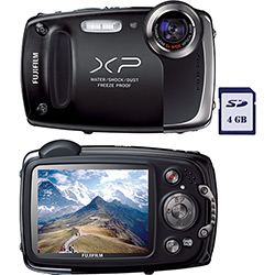 Câmera Digital Fujifilm Finepix XP50 14MP Zoom 5X Cartão de Memória 4GB Preto é bom? Vale a pena?