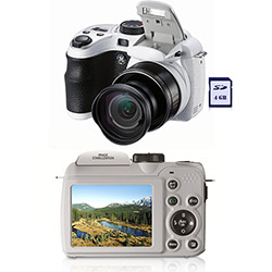 Câmera Digital GE X 400 14.1MP C/ 15x Zoom Óptico Cartão SD 4GB Branca é bom? Vale a pena?