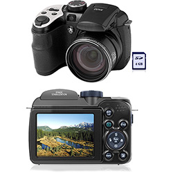 Câmera Digital GE X 400 (14.1MP) C/ 15x Zoom Óptico Cartão SD 4GB Titanium é bom? Vale a pena?