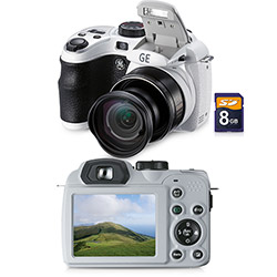 Câmera Digital GE X 550 16MP C/ 15x Zoom Óptico Cartão SD 8GB Branca é bom? Vale a pena?