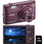 Câmera Digital Nikon Coolpix S5300 16MP Zoom Óptico 8x Cartão de 4GB - Roxa é bom? Vale a pena?