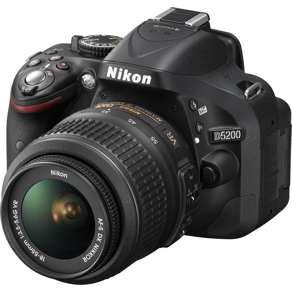 Câmera Digital Nikon Dslr D5200 24.1 Megapixels Com Lente 18-55mm Vr é bom? Vale a pena?