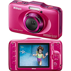 Câmera Digital Nikon S31 à Prova D