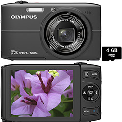 Câmera Digital Olympus C-620 14MP com 7x de Zoom Óptico Cartão de Memória de 4GB é bom? Vale a pena?