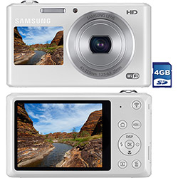 Câmera Digital Samsung DV150 Smart 16.1MP, Foto Panorâmica, Grava em HD, Wi-Fi, Branca, 5x Zoom Óptico, Cartão de Memória 4GB é bom? Vale a pena?