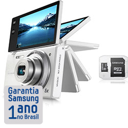 Câmera Digital Samsung MV800 16.1MP C/ 5x de Zoom Óptico Cartão 4GB Branca é bom? Vale a pena?
