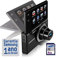 Câmera Digital Samsung MV800 16.1MP Preta C/ 5x de Zoom Óptico Cartão 4GB Preta é bom? Vale a pena?