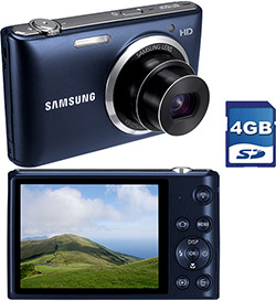 Câmera Digital Samsung ST150 16.2MP, Foto Panorâmica, Grava em HD, Wi-Fi, Preta, 5x Zoom Óptico, Cartão de Memória de 4GB é bom? Vale a pena?