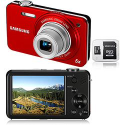 Câmera Digital Samsung ST90 14.2 MP C/ 5x Zoom Óptico Cartão SD 2GB Laranja é bom? Vale a pena?