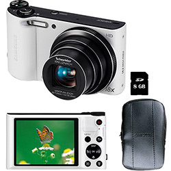 Câmera Digital Samsung WB150F 14.2MP C/ 18x de Zoom Óptico Cartão 8GB Branca é bom? Vale a pena?