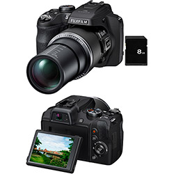 Câmera Digital Semi-profissional Fujifilm FinePix SL1000 16MP 50x Zoom Ótico com Cartão de 8GB é bom? Vale a pena?