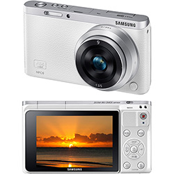 Câmera Digital Semi-Profissional Samsung Smart NX Mini 20.5 MP com Lente 9mm + Wi-Fi + Full HD Branca é bom? Vale a pena?