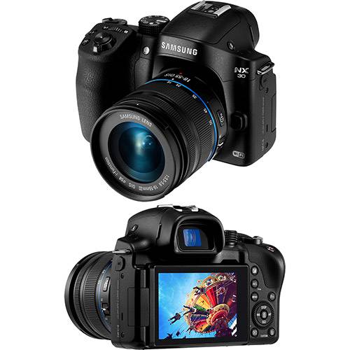 Câmera Digital Semi-Profissional Samsung Smart NX30 20.3MP Preta é bom? Vale a pena?