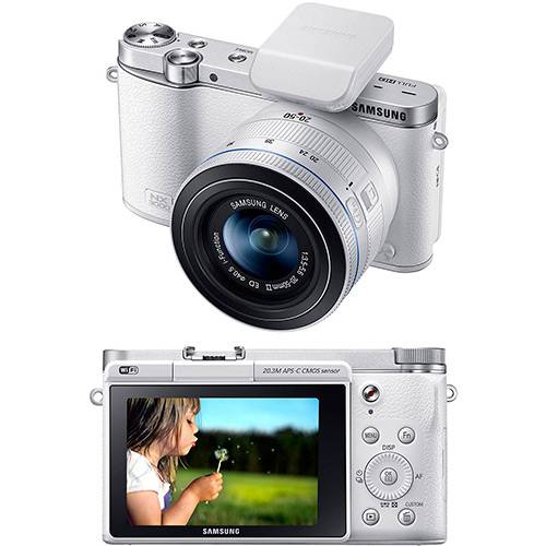 Câmera Digital Semi-Profissional Samsung Smart NX3000 20.3MP Branca é bom? Vale a pena?