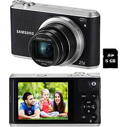 Câmera Digital Semiprofissional Samsung WB350 16.3MP Zoom Óptico 21x Cartão 8GB - Preta é bom? Vale a pena?