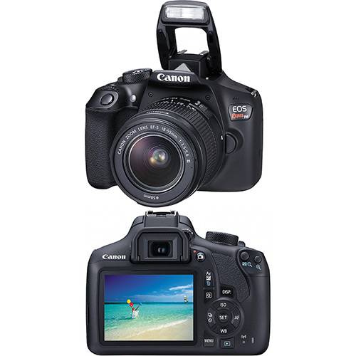Câmera Digital Canon T6 EF-S 18-55 F/3.5-5.6 III BR 18MP é bom? Vale a pena?