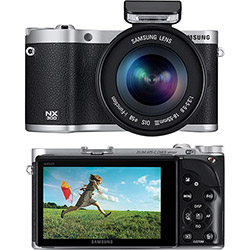 Câmera Digital Smart Samsung 20.3MP - Lentes Intercambiáveis - Gravação de Filmes em Full HD e 8.6 Fotos por Segundo e Wi-Fi Embutido - NX300 Preta NAC é bom? Vale a pena?
