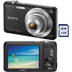 Câmera Digital Sony Cyber-shot DSC-W710 16.1 MP Zoom 5x Cartão de Memória 4GB Preta é bom? Vale a pena?