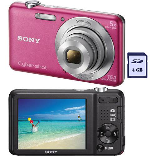 Câmera Digital Sony Cyber-shot DSC-W710 16.1 MP Zoom 5x Cartão de Memória 4GB é bom? Vale a pena?