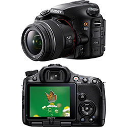 Câmera Digital Sony DSLR Alpha SLT-A65V 24.3 MP Tecnologia TMT e Lentes Intercambiáveis Lente SAL18-55mm é bom? Vale a pena?
