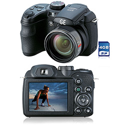 Câmera Digital X500 (16MP) Preta C/ 15x Zoom Óptico, Foto Panorâmica, Estabilizador de Imagens, LCD de 2.7" + Cartão SD 4GB - GE é bom? Vale a pena?