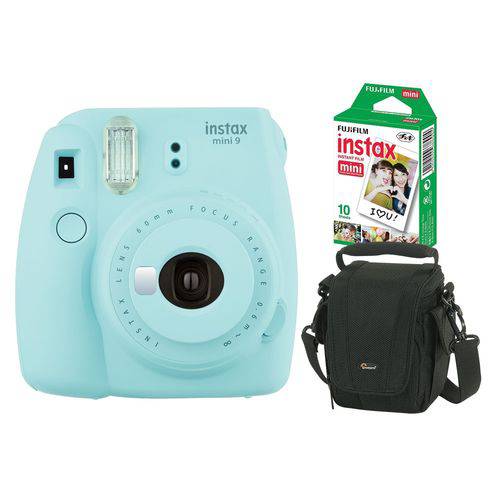 Câmera Instantânea Fujifilm Instax Mini 9 Azul Aqua + Pack 10 Fotos + Bolsa é bom? Vale a pena?