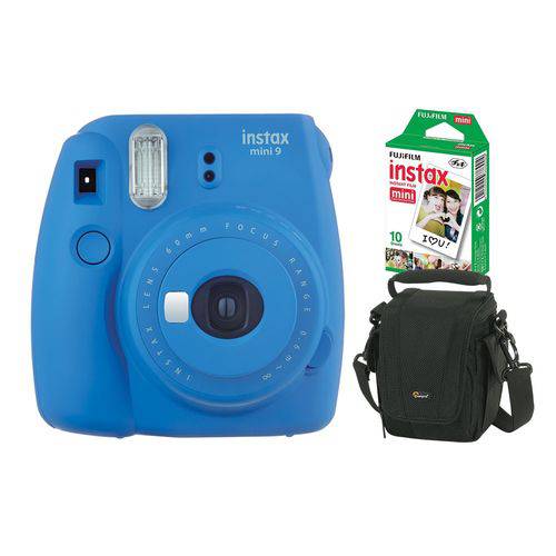 Câmera Instantânea Fujifilm Instax Mini 9 Azul Cobalto + Pack 10 Fotos + Bolsa é bom? Vale a pena?