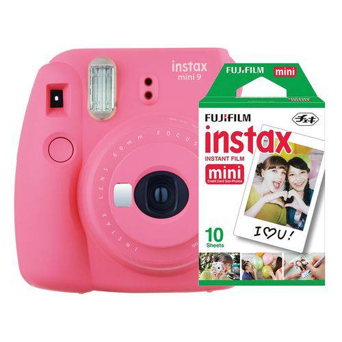 Câmera Instantânea Fujifilm Instax Mini 9 Rosa Flamingo + Pack 10 Fotos é bom? Vale a pena?