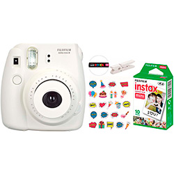 Câmera Instantânea Fujifilm Kit Festa Instax Mini 8 - Branca é bom? Vale a pena?