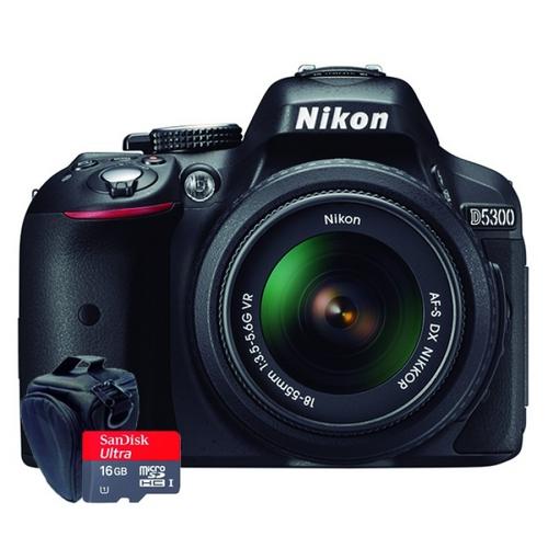 Câmera Nikon D5300 18-55mm 16gb Classe 10 Bolsa é bom? Vale a pena?