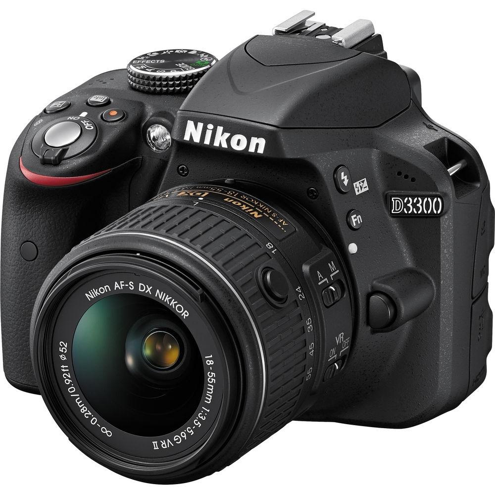 Câmera Nikon Dslr D3300 Com Lente 18-55mm Preto é bom? Vale a pena?