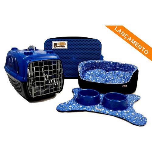Caminha Pet Kit Dubai 06 Pçs Patinhas Azul -P Cama para Gato Cachorro Porte Pequeno Binnopet é bom? Vale a pena?