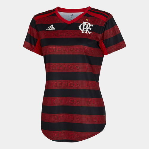 Camisa I Flamengo Home 2019 - Adulto Baby Look Torcedor - Listrada Preto e Vermelho Feminina é bom? Vale a pena?