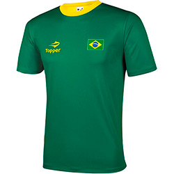 Camisa Topper Torcida Brasil Verde e Amarela é bom? Vale a pena?