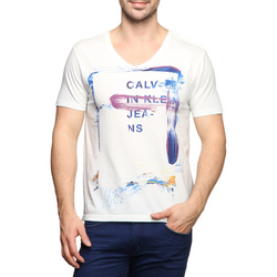 Camiseta Calvin Klein Jeans M/C Pinceladas é bom? Vale a pena?