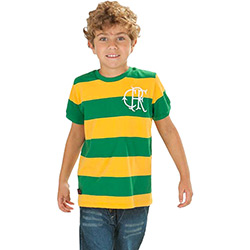Camiseta Infantil Braziline Flamengo Verde e Amarela 10 é bom? Vale a pena?