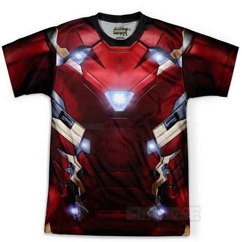Camiseta Masculina Homem de Ferro Traje Iron Man Estampa Total Md02 é bom? Vale a pena?