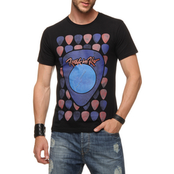 Camiseta Rock In Rio Palhetas Preta Dimona Masculina é bom? Vale a pena?