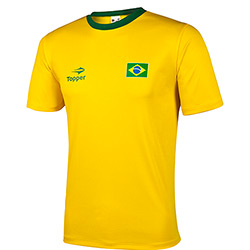 Camiseta Topper Brasil Torcida 4129456 M - Amarelo/Verde é bom? Vale a pena?