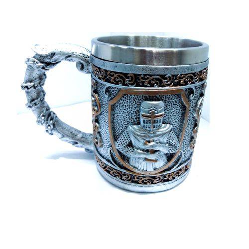 Caneca Medieval Cavaleiro Templário Coleção Presente Mug 3D é bom? Vale a pena?