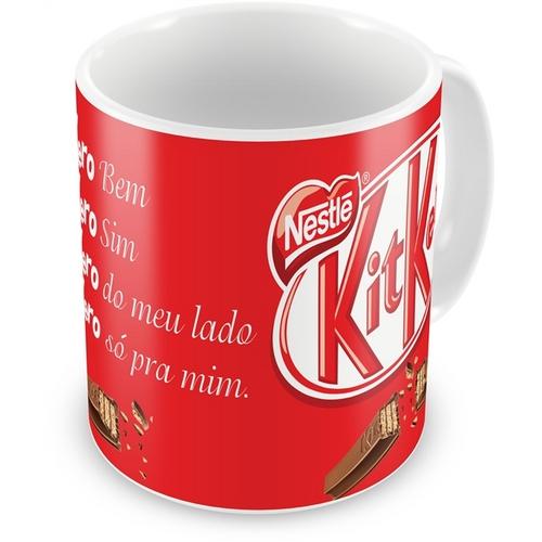 Caneca Personalizada Porcelana Kitkat - Kitkero Bem é bom? Vale a pena?