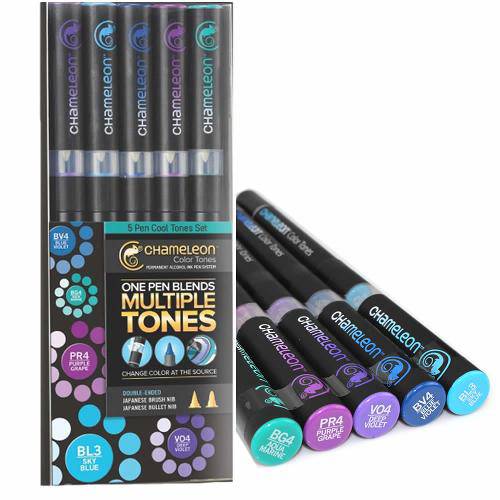 Caneta Chameleon Color Tones – Kit com 05 Canetas Tons Frios Ct0504 é bom? Vale a pena?