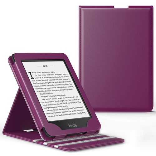 Capa Kindle Paperwhite (gerações Anteriores) WB® Premium Vertical Auto Hibernação Roxa é bom? Vale a pena?