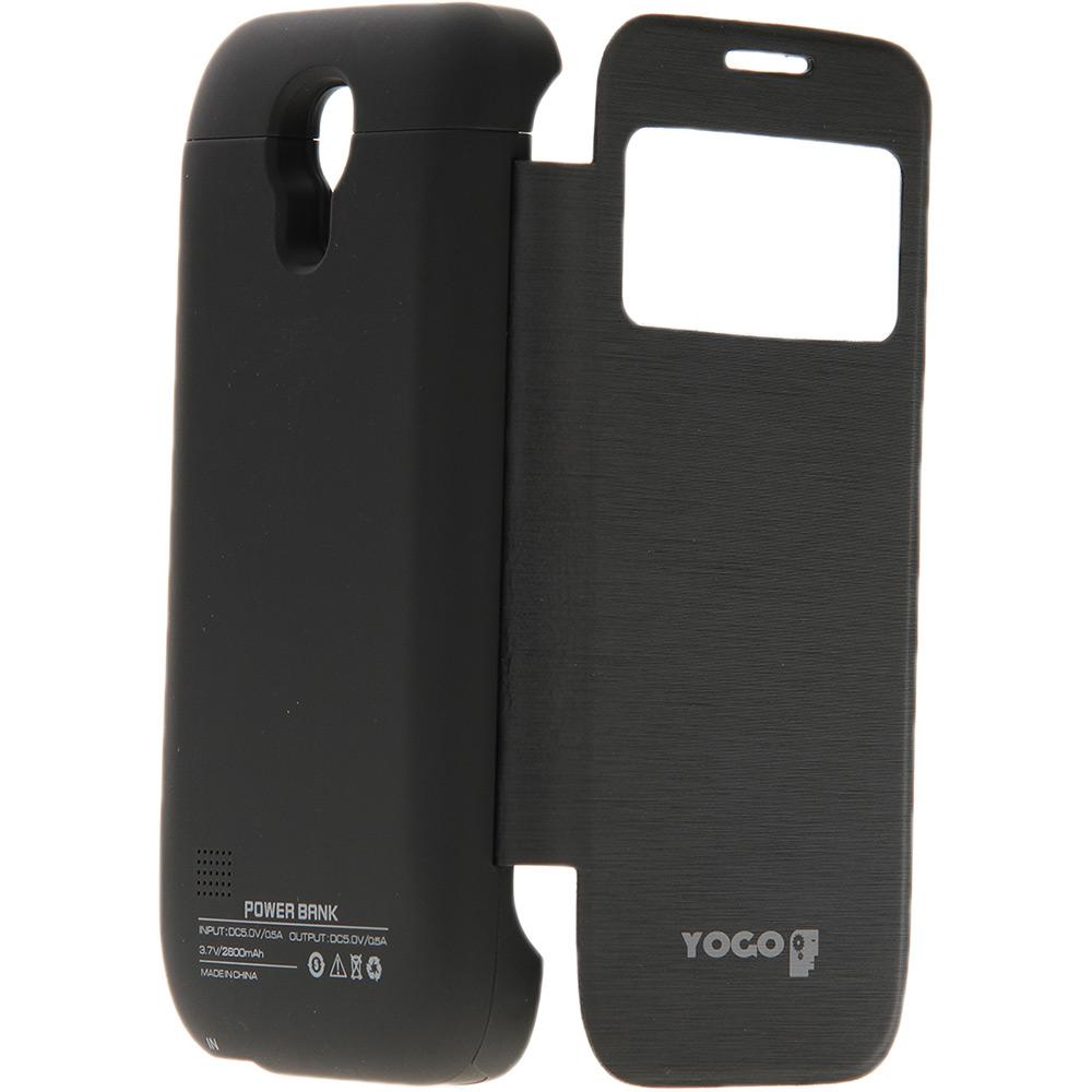 Capa para Celular para Galaxy S4 Mini Protetora e Carregadora Plástico Rígido Preta Yogo é bom? Vale a pena?
