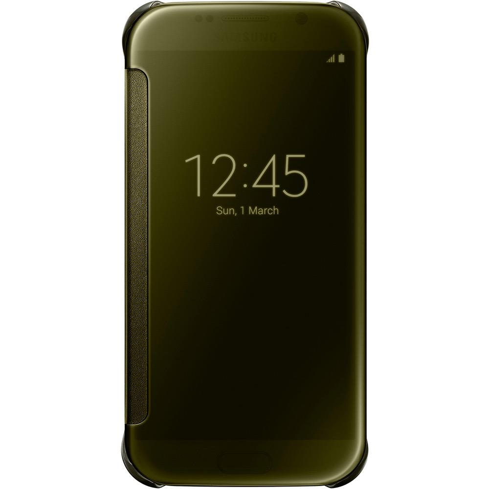 Capa para Celular Proterora Galaxy S6 Policarbonato Clear View Dourada - Samsung é bom? Vale a pena?