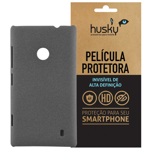 Capa Película Lumia 520 Policarbonato Textura Antigordura - Husky - Cinza é bom? Vale a pena?