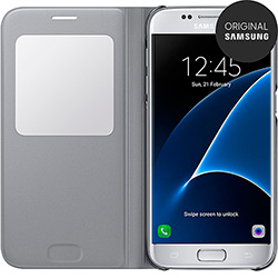 Capa Protetora S View Galaxy S7 Prata - Samsung é bom? Vale a pena?