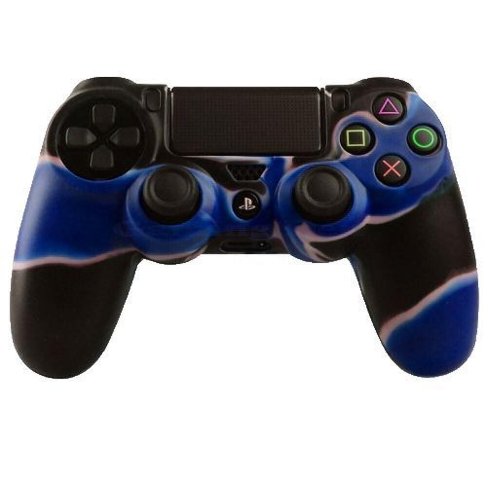Capa Silicone Para Joystick Controle Playstation 4 Azul E Preto é bom? Vale a pena?